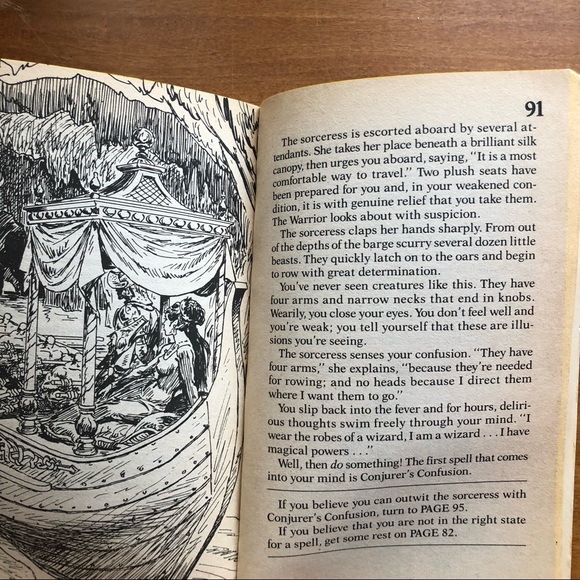 Wizards Warriors & You Book 14 Carnival Of Demons RPG Sno Cover Crease Bent Page - Picture 9 of 16